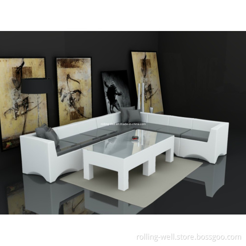 LED Lounge Furniture Set/LED Sofa &Coffee Table